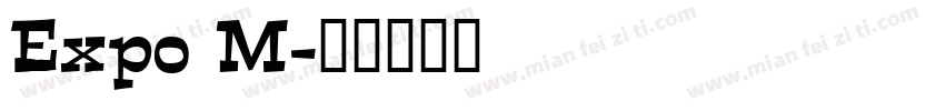Expo M字体转换